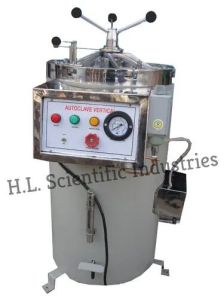 vertical laboratory autoclave