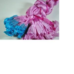 solid coloured sari silk thrums