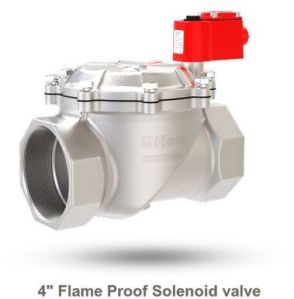 Flame proof solenoid valve