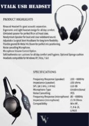 Black Vtalk Headsets