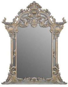 Antique Glass Mirror Frame