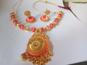 Silk Thread Necklace