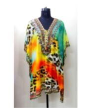 Ladies MultiColor Animal Print Kaftan