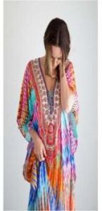 Women Beautiful Embellished Long Kaftan