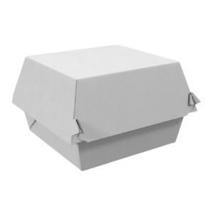 Paper White Burger Box