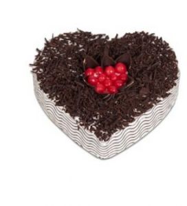 Black Forest Heart cake