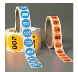 Numbered Inventory Labels