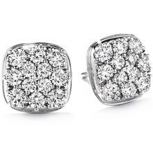 white natural diamonds earring