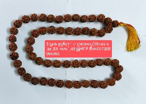 panch mukhi rudraksha mala