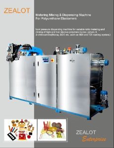 low pressure pu metering mixing & dispensing machine