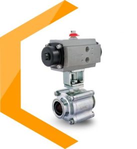 TC End Ball Valve with Actuator (Valve without Cavity Filler)