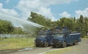 Water Cannon Fire Vehicle