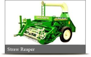 agricultural straw reaper