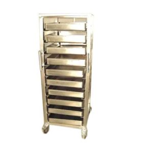 Stainless Steel Tray Rack Trolley