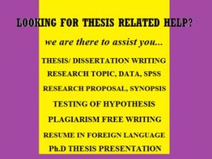 thesis writing services