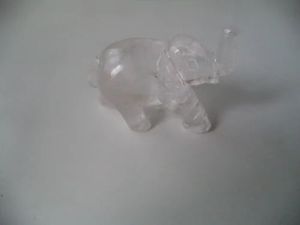Crystal Elephant Figure