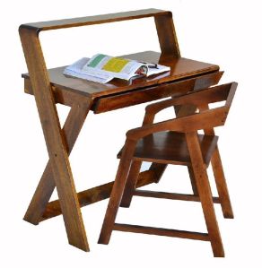 Wooden Study Table With Chair