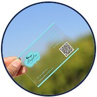 transparent cards