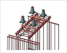 Rigid Emitting Electrodes In Rigid Frames