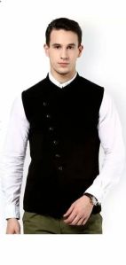 Black Nehru Waistcoat