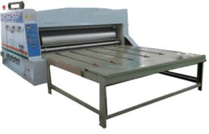 Chain Feed Two Colour Flexo Printer Slotter Machine