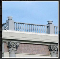 Roof GFRC Balustrade