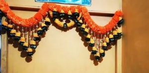 Artificial Flower Door Hanging