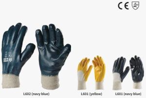 Nitrile Medium to Heavy Coated Gloves