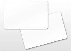 White Plain Pvc Card