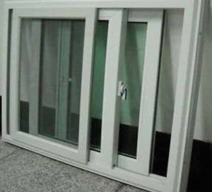 Three Track UPVC Window