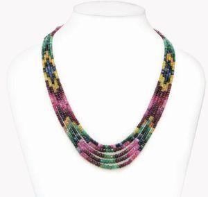 Multi Sapphire Necklace