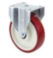 Steel Rigid Castors- Polyurethane Wheels