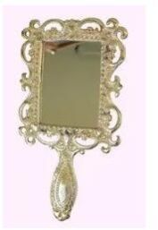 Silver Designer Mirror