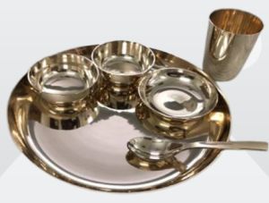 Kansa / Bronze Thali Set