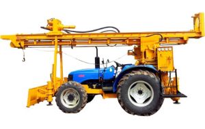 tractor mounted drilling rig