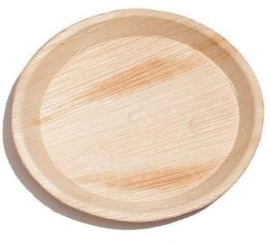 8 Inch Round Areca Leaf Plate