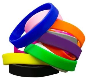 Rubber Multicolor Silicon Wristbands