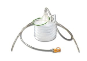 closed wound suction unit