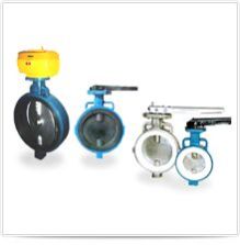 Center Disk Wafer Butterfly Valve