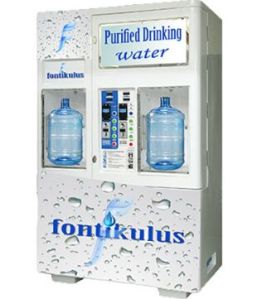 mineral water vending machine