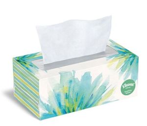 wet facial tissue