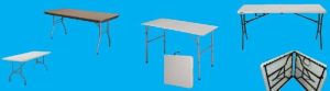 Plastic Rectangular Folding Table