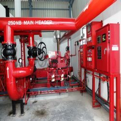 Red Fire Hydrant Pump Systems