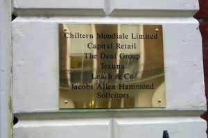 brass plaques