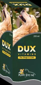 DUX DOG VITAMIN SYRUP 200 ML (PACK OF 72)