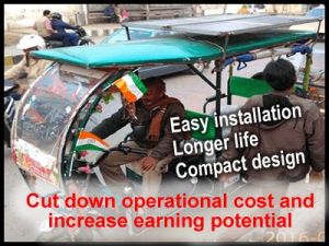 e-rickshaw Solar Kit