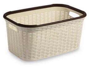 Cream Cresta Basket