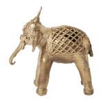 Dhokra Elephant Figurine