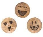 Wooden Emoji Coaster