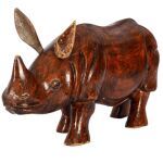 Wooden Rhino